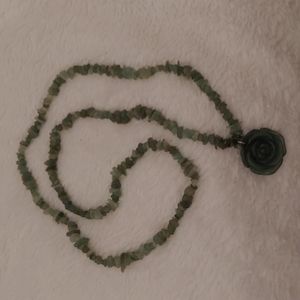Jade Rose Necklace